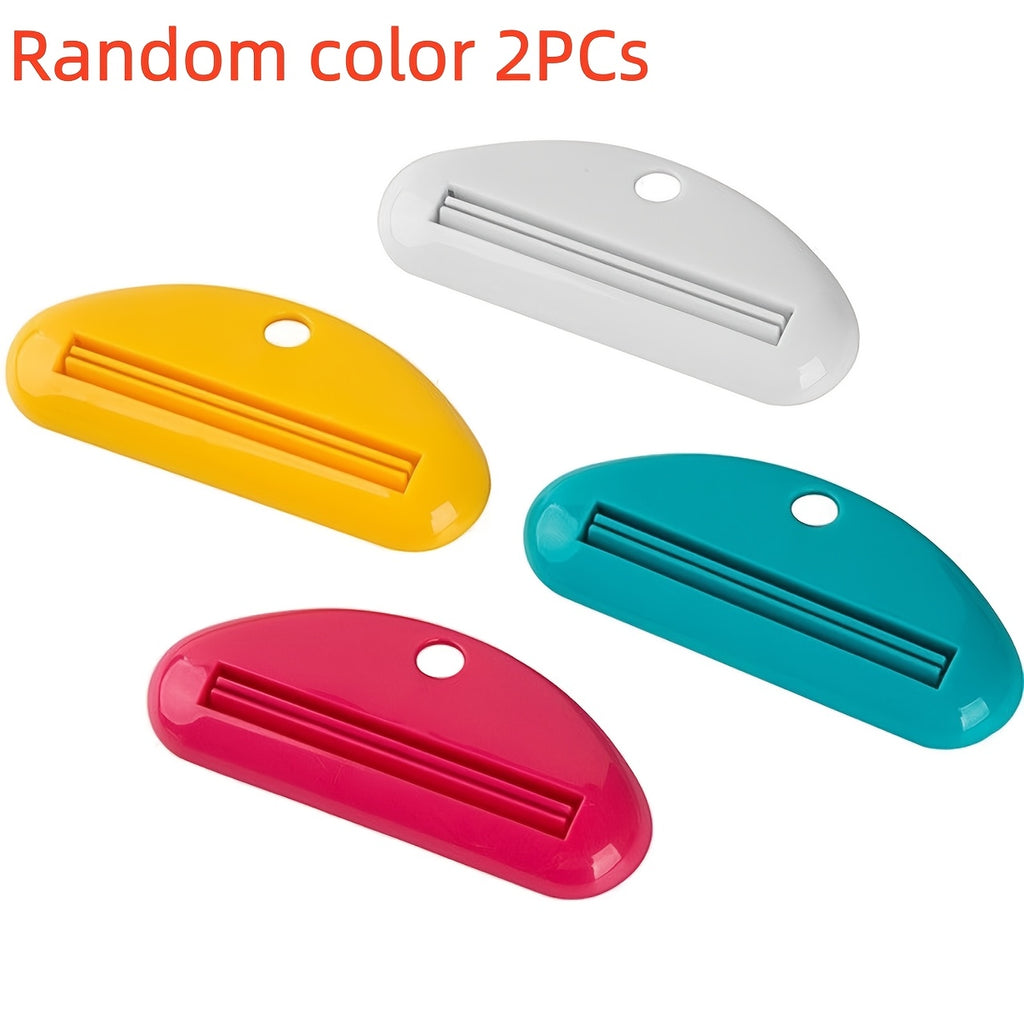 2pcs random color multi functional toothpaste dispensers
