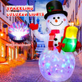 1pc 5ft christmas inflatables snowman decorations 360