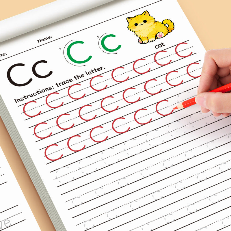 alphabet practice workbook   pattern based letter
