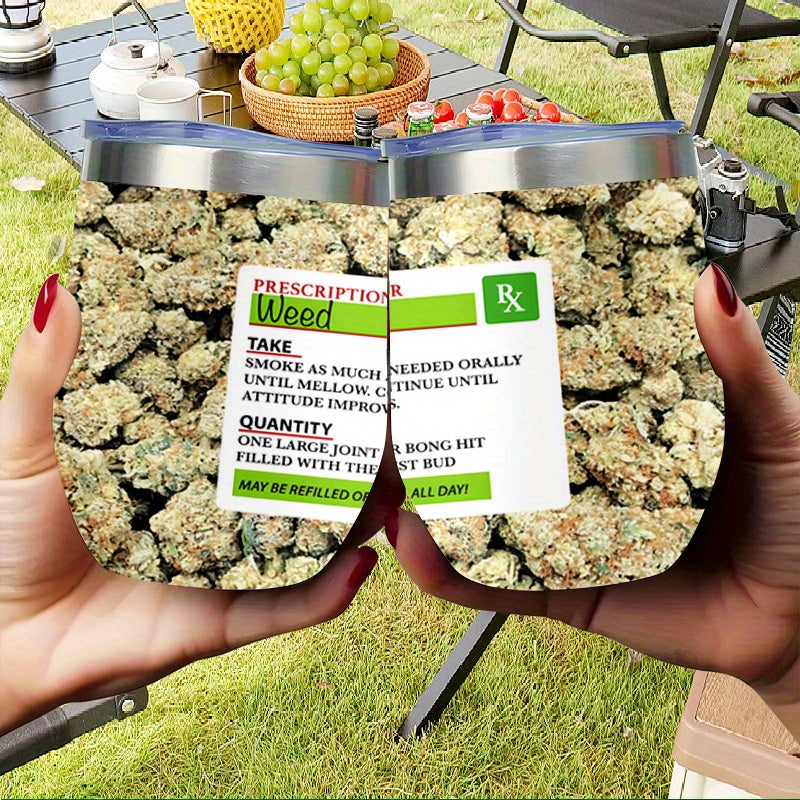 1 12oz themed prescription label   double wall vacuum