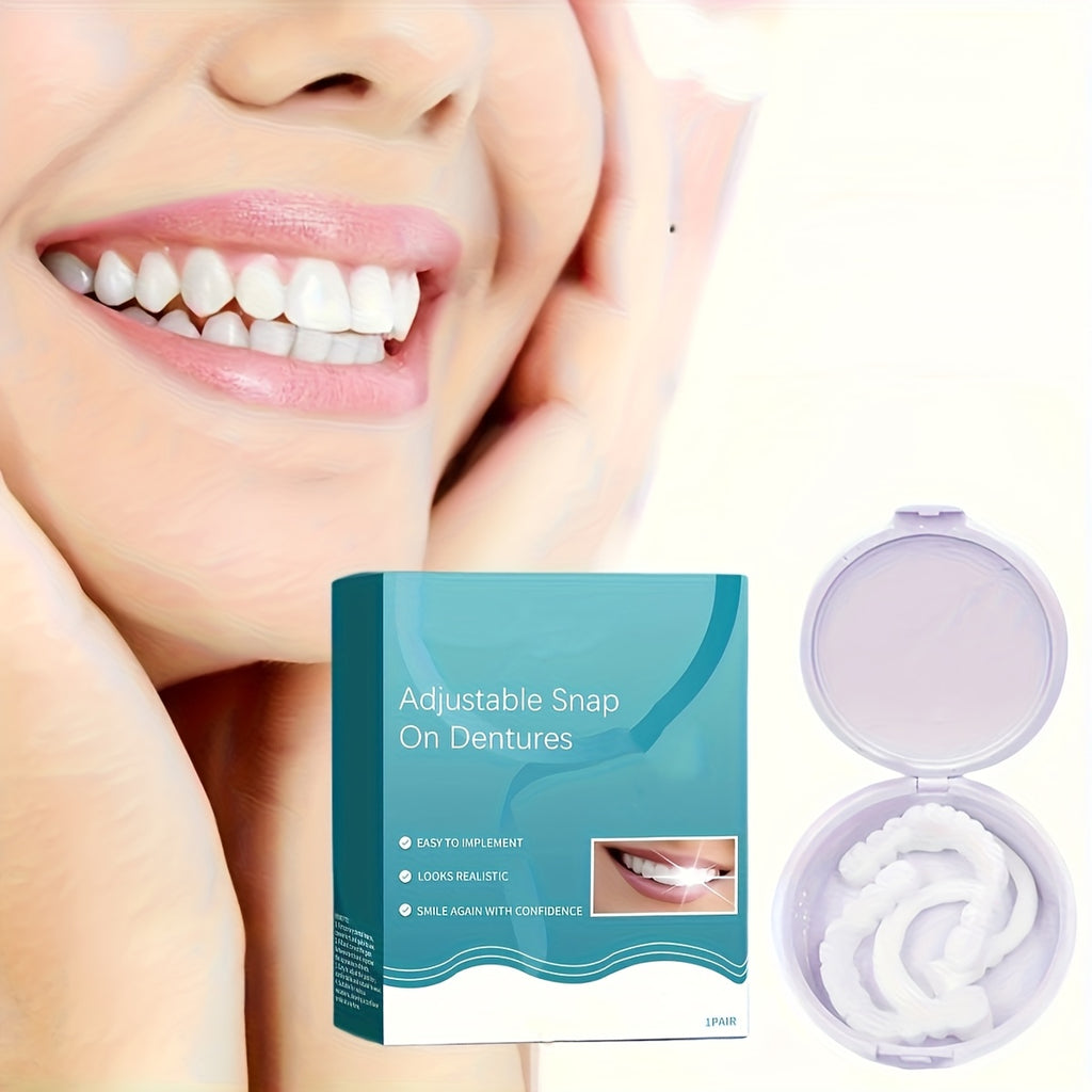 adjustable snap cosmetic teeth veneers flexible comfortable