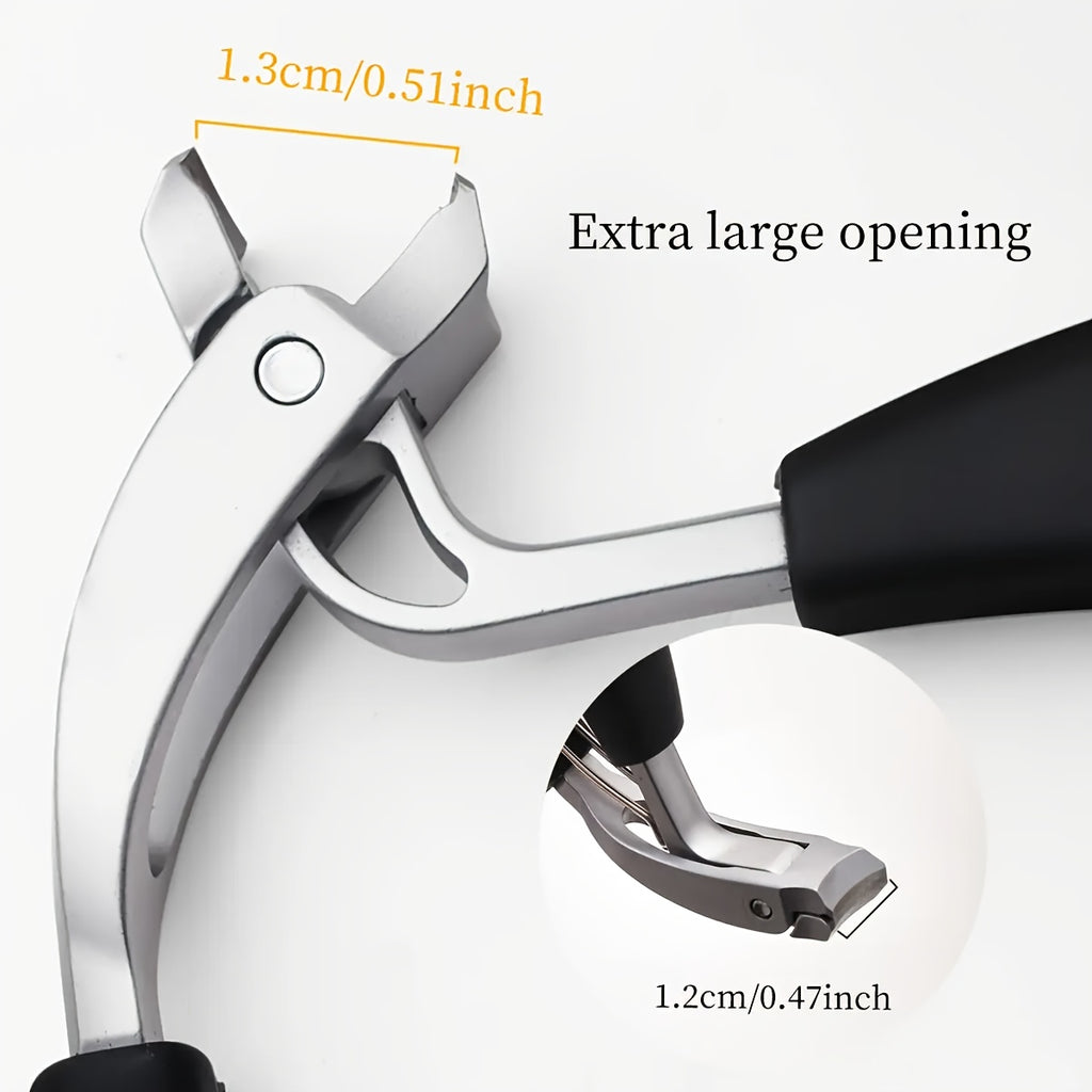 2pcs professional nail clippers stainless steel nail file
