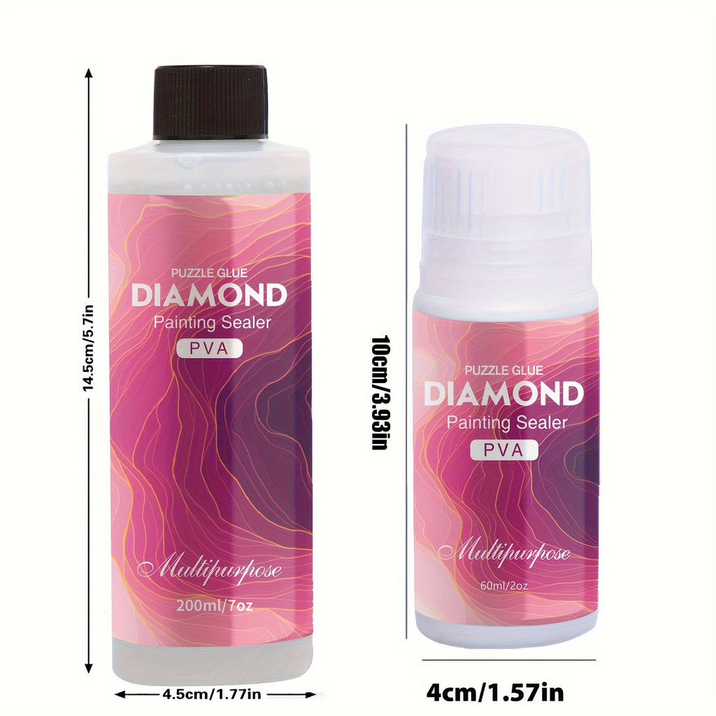 diamond painting sealer 60ml 200ml brush polyvinyl alcohol