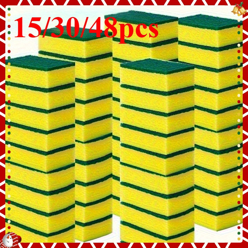 48pcs multi functional square kitchen sponges high