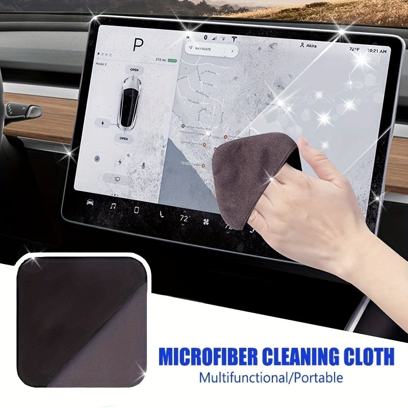 microfiber car touchscreen cleaning cloth hexagonal non
