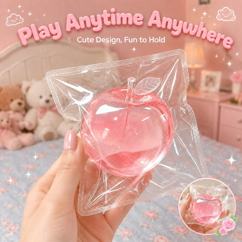 new transparent pink   stress toy ultra soft