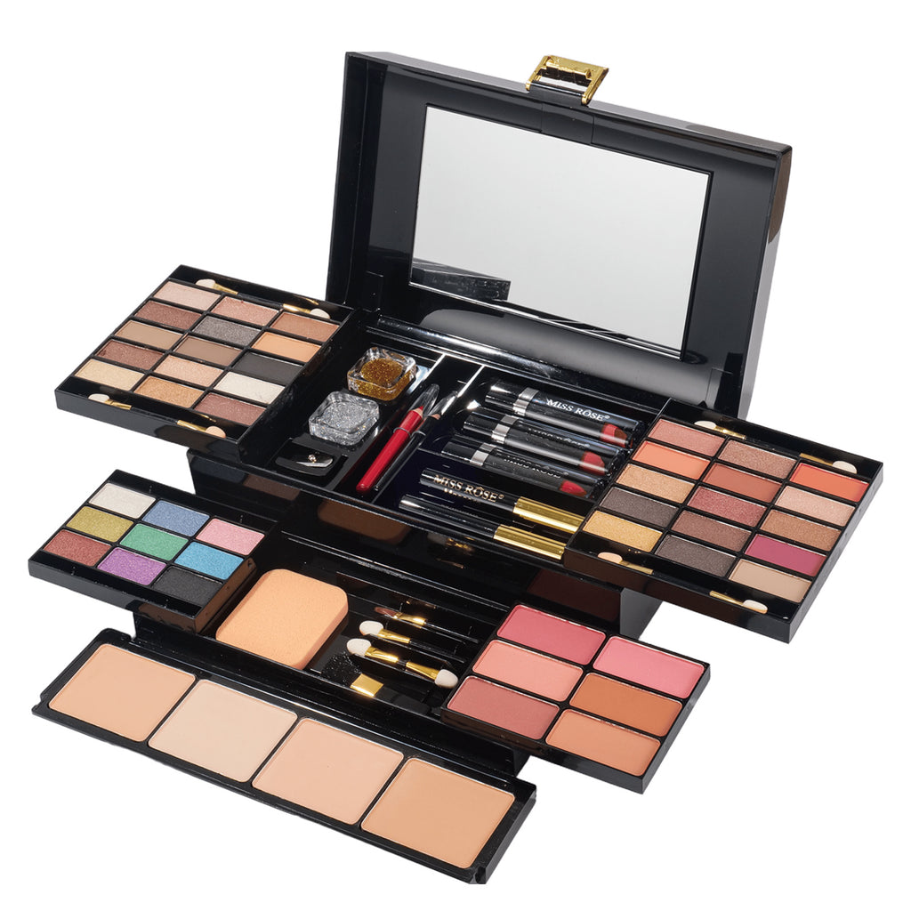 professional makeup kit women full kit mirror 58 colors in