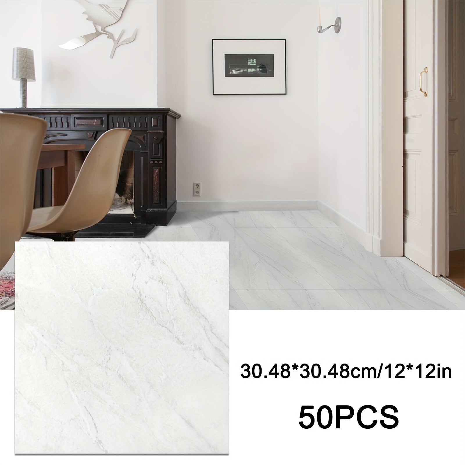 50pcs peel stick floor tiles 12 x 12 floor tiles peel stick