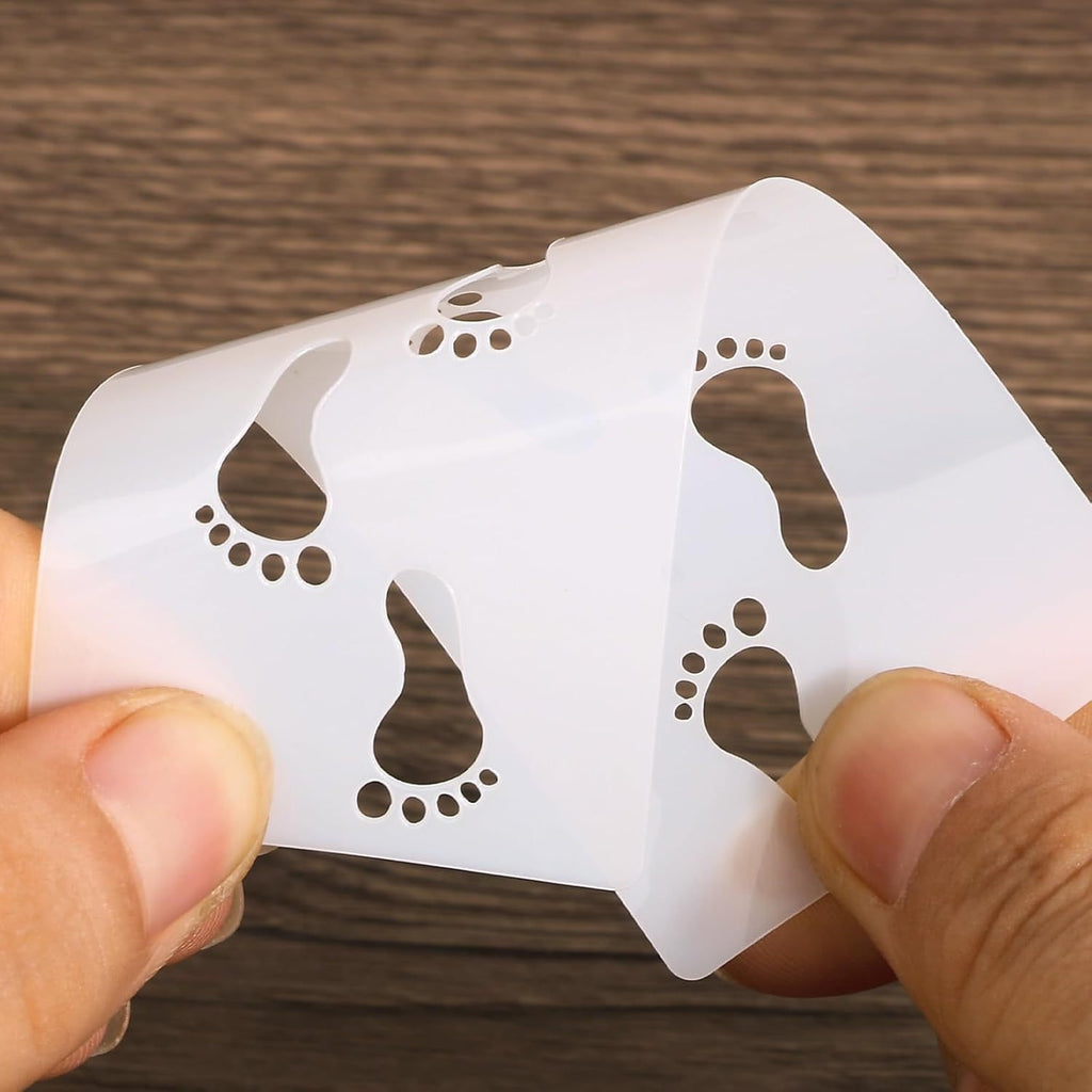 6pcs 12pcs christmas gnome stencil set footprints handprints