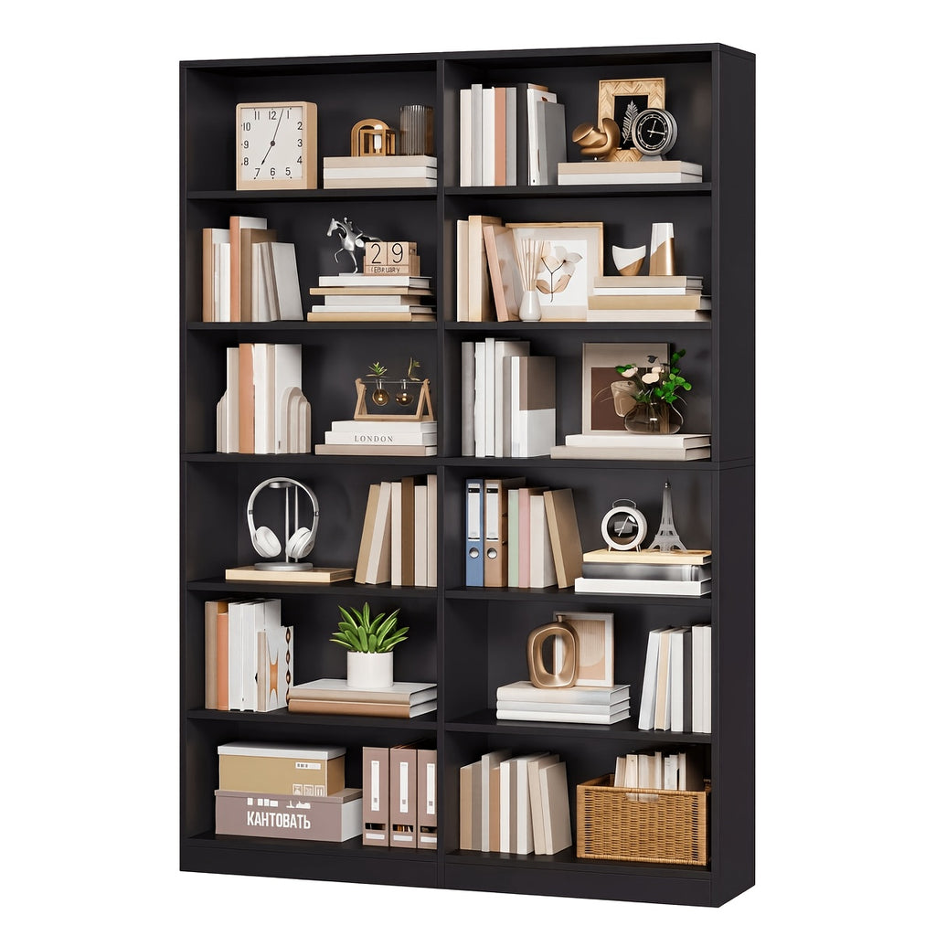 fultru 74 3 bookshelf bookcase   6 tier bookcase