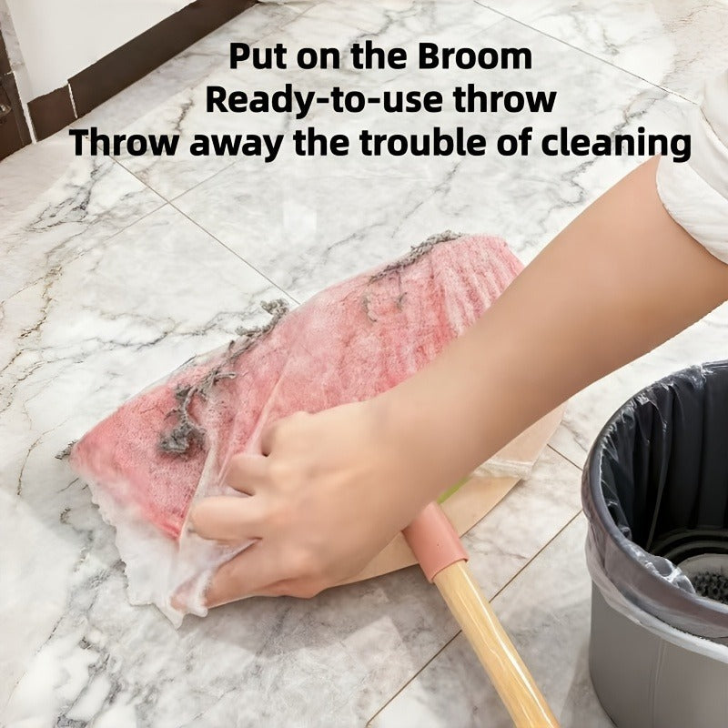 200pcs disposable broom covers electrostatic