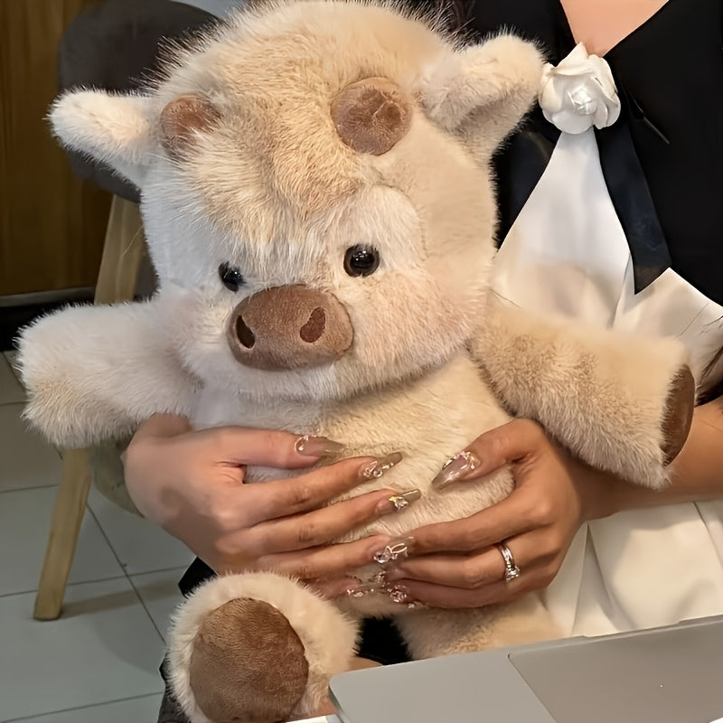 40cm 15 74in kawaii highland cow stuffed animal soft plush
