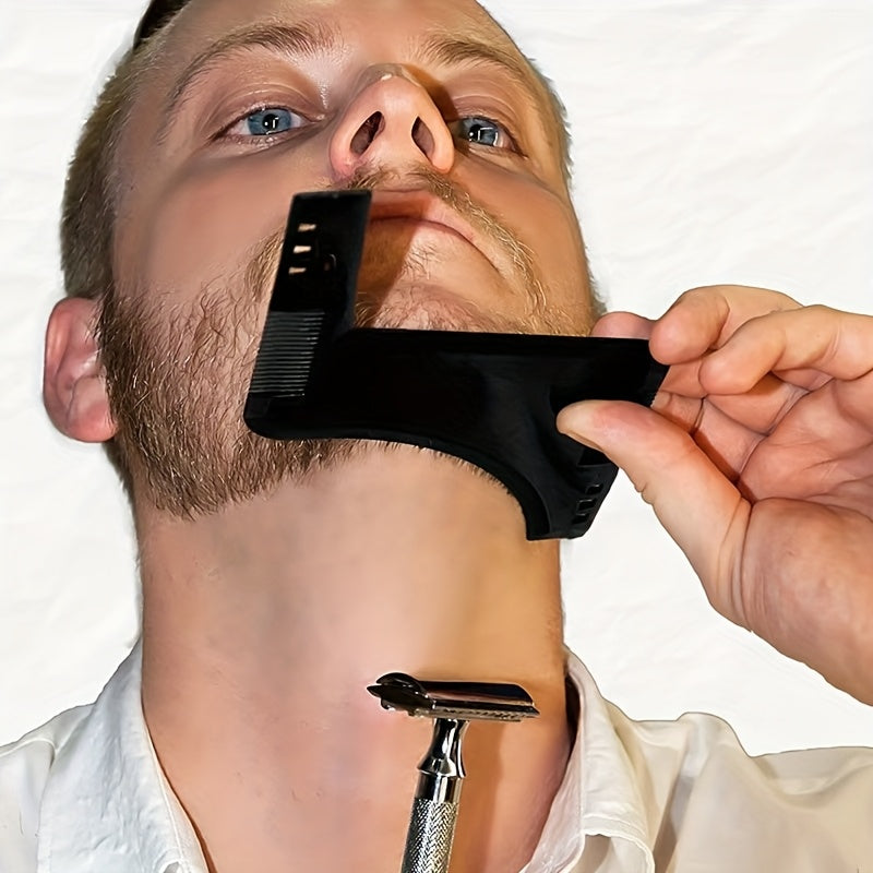 set 2 mens beard styling templates 2025 edition precise