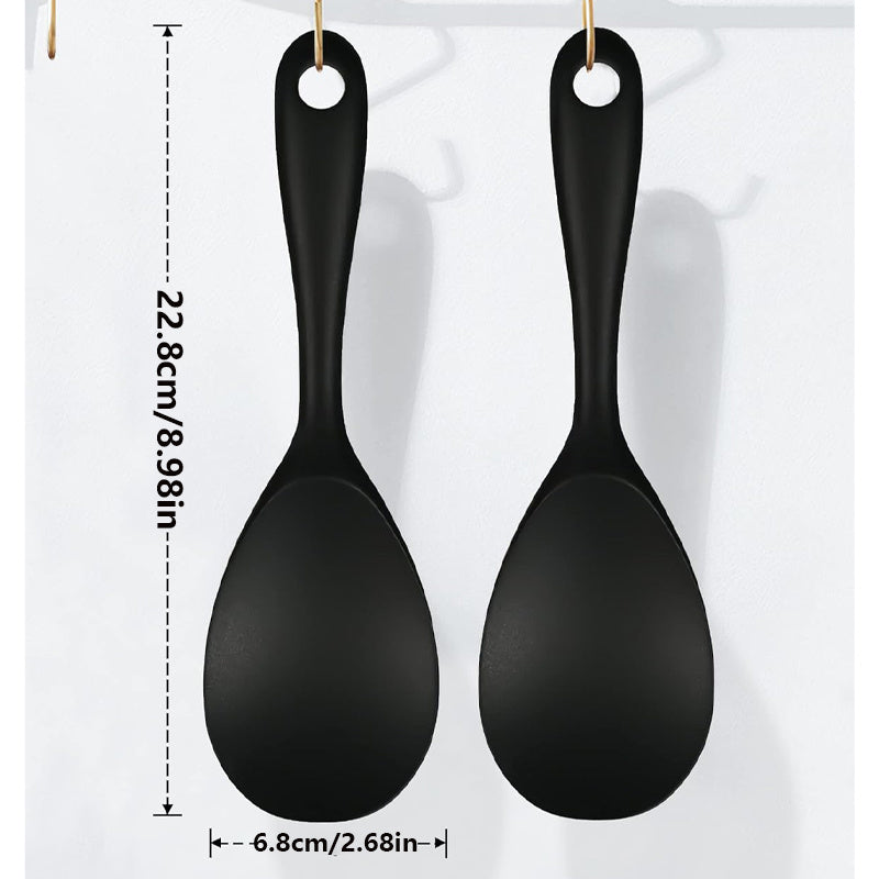 1pc non stick heat resistant silicone rice spoon