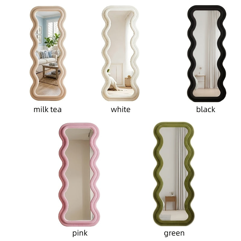 standing mirror suitable nursery   shatterproof