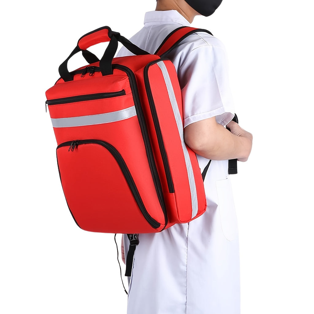 1pc large capacity emergency backpack car first aid backpack
