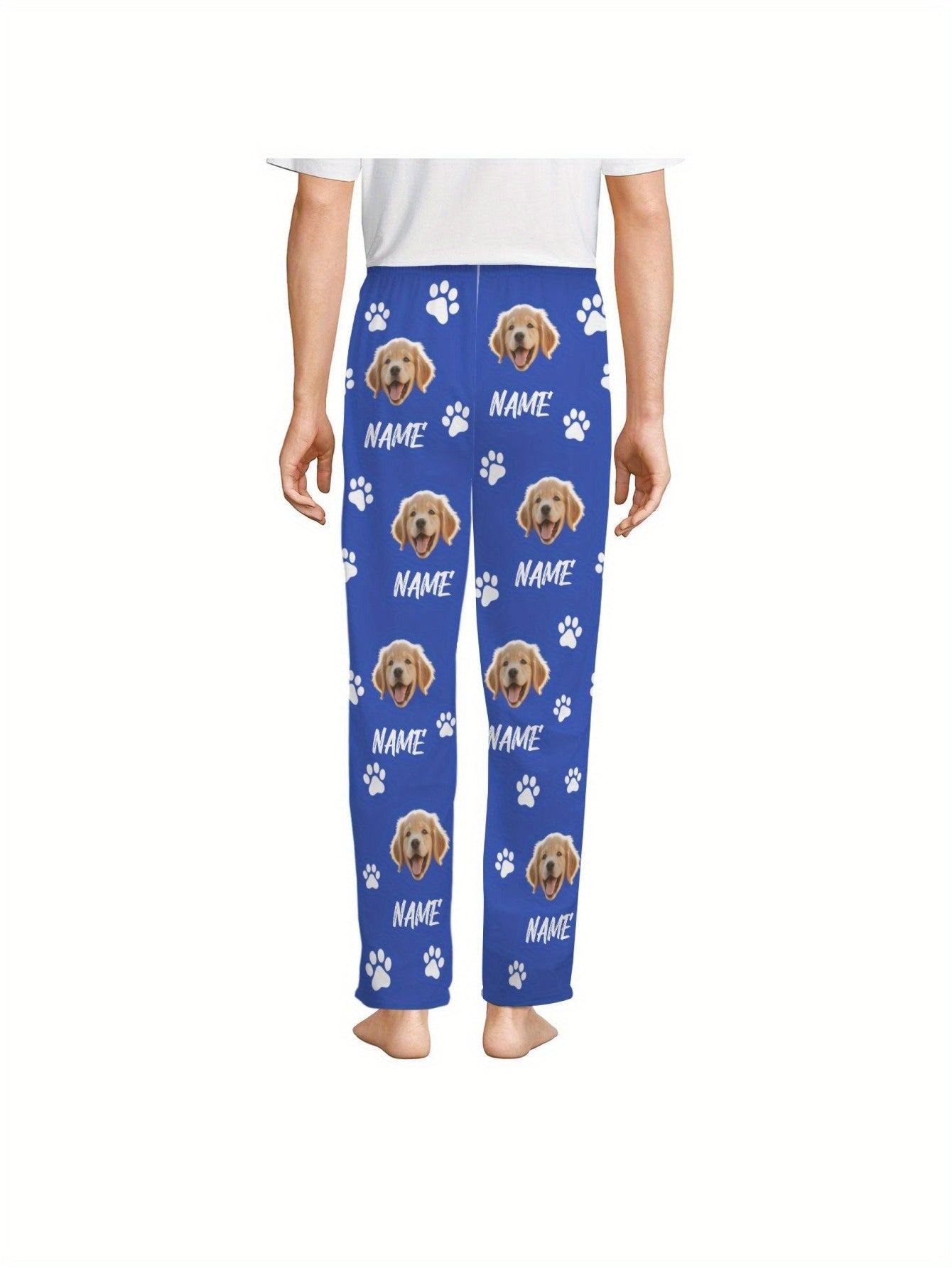 custom mens pants a face