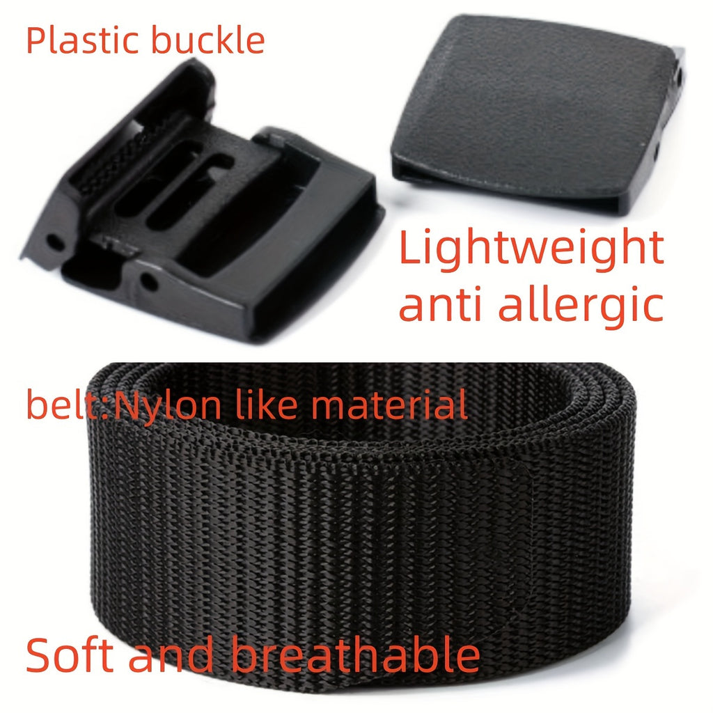 mens casual imitation nylon outdoor anti   belt