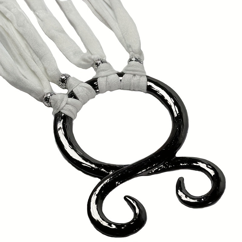 style knotted rope belt medieval long rope knot