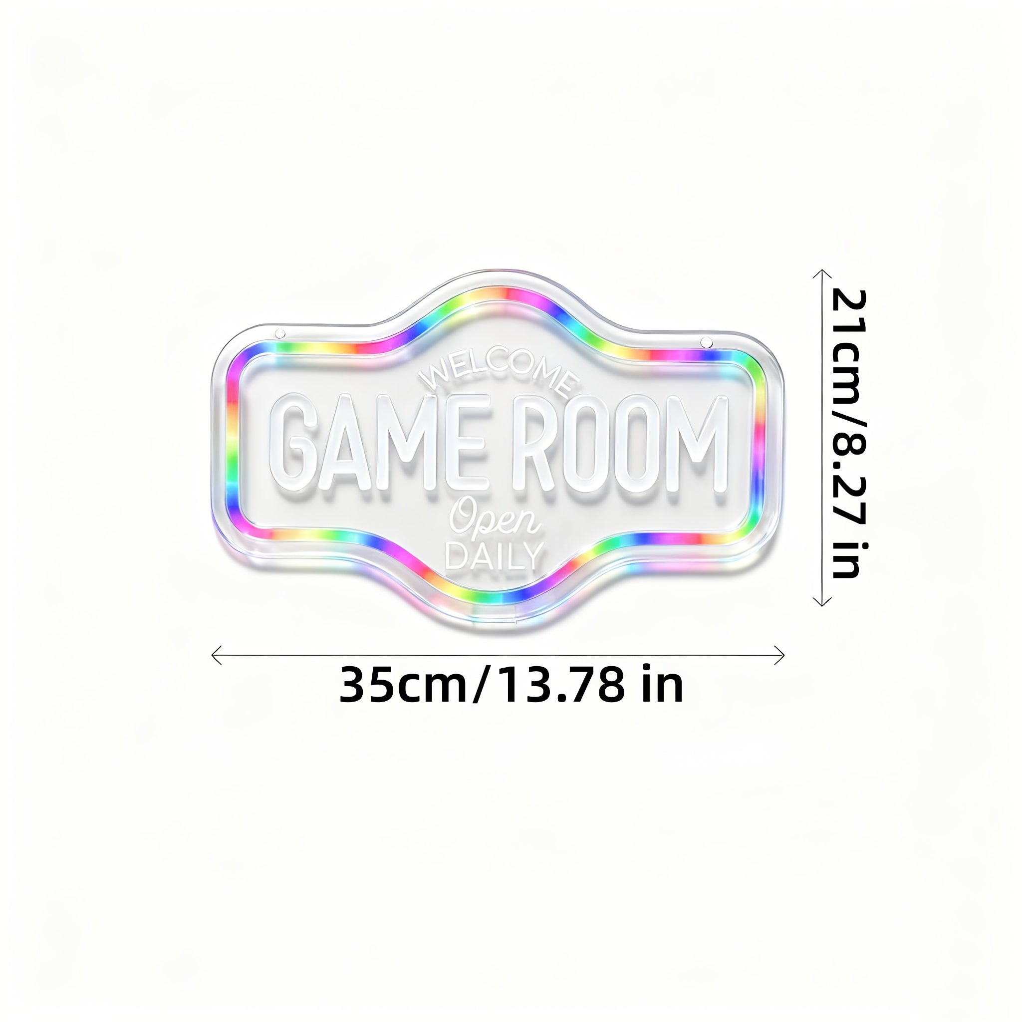 ow led neon sign game room wall decor designed gaming