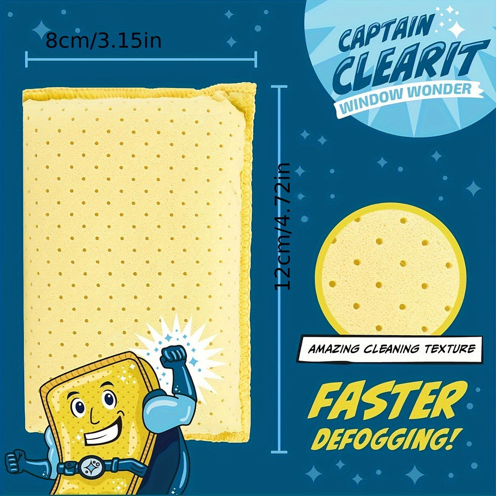a large window defogging sponge   absorbency