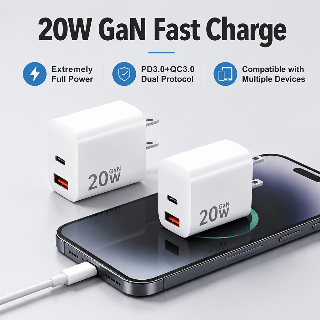 20w type c fast charging mobile phone charger pd usb