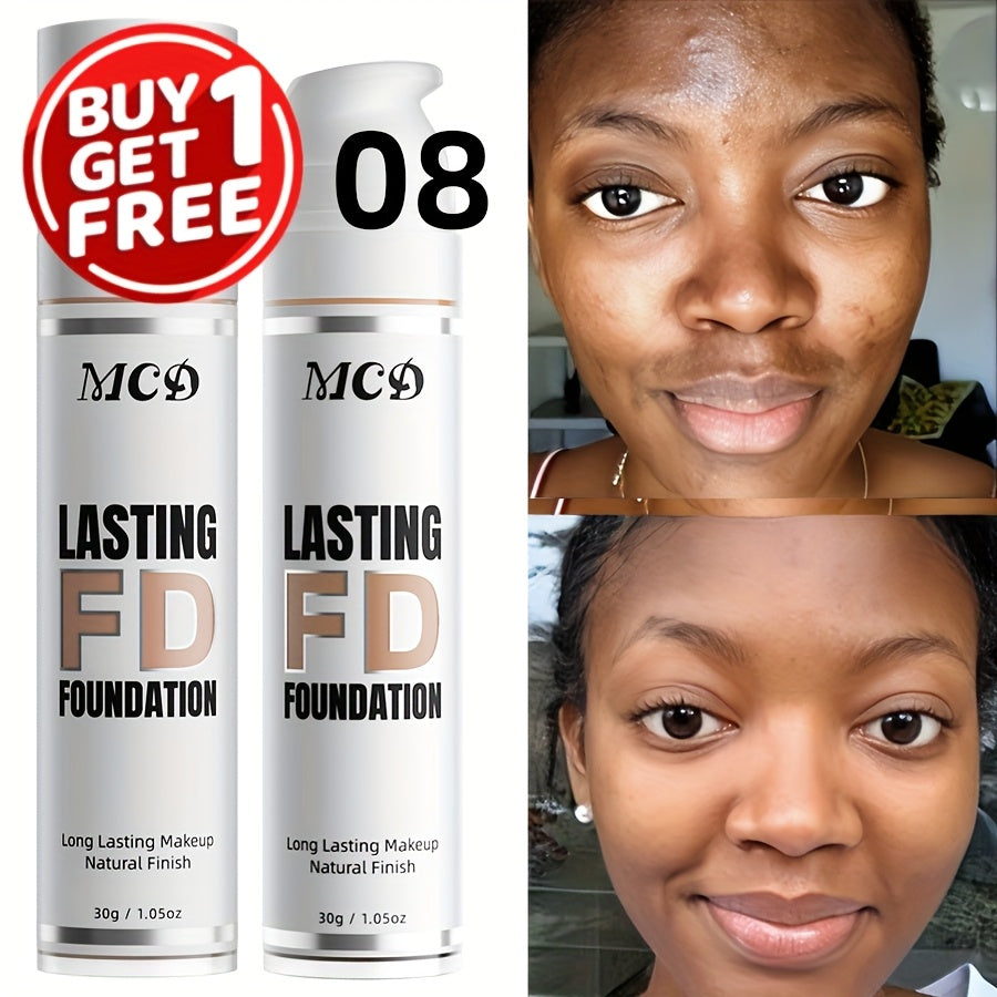 2pcs liquid foundation   coverage concealer