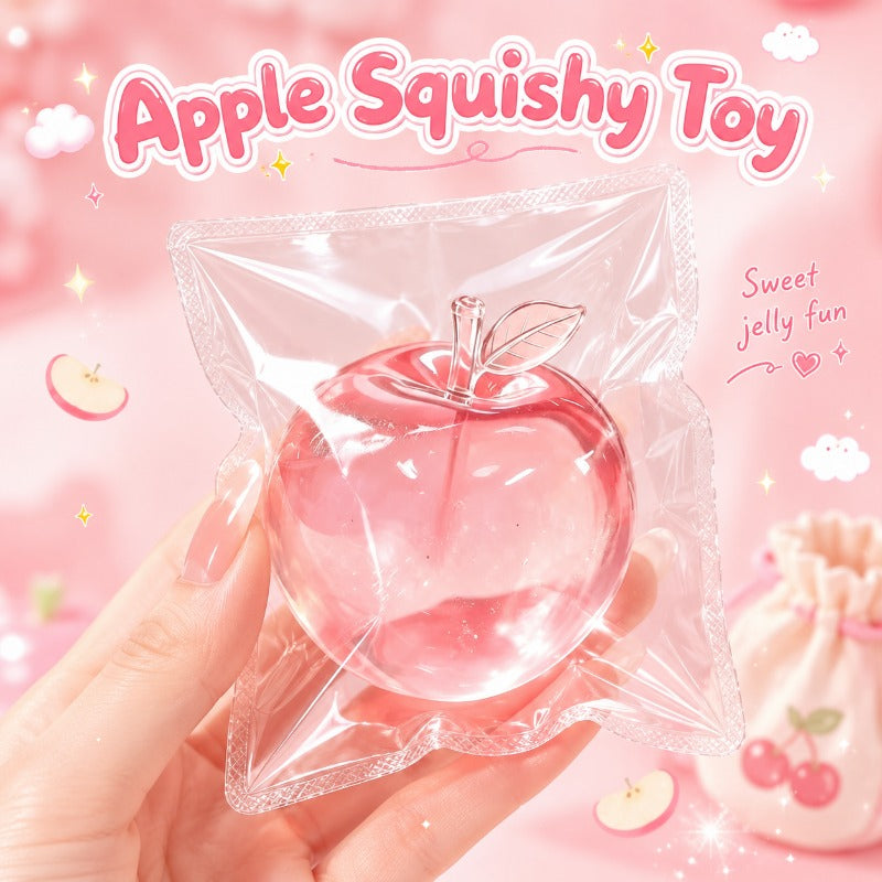 new transparent pink   stress toy ultra soft
