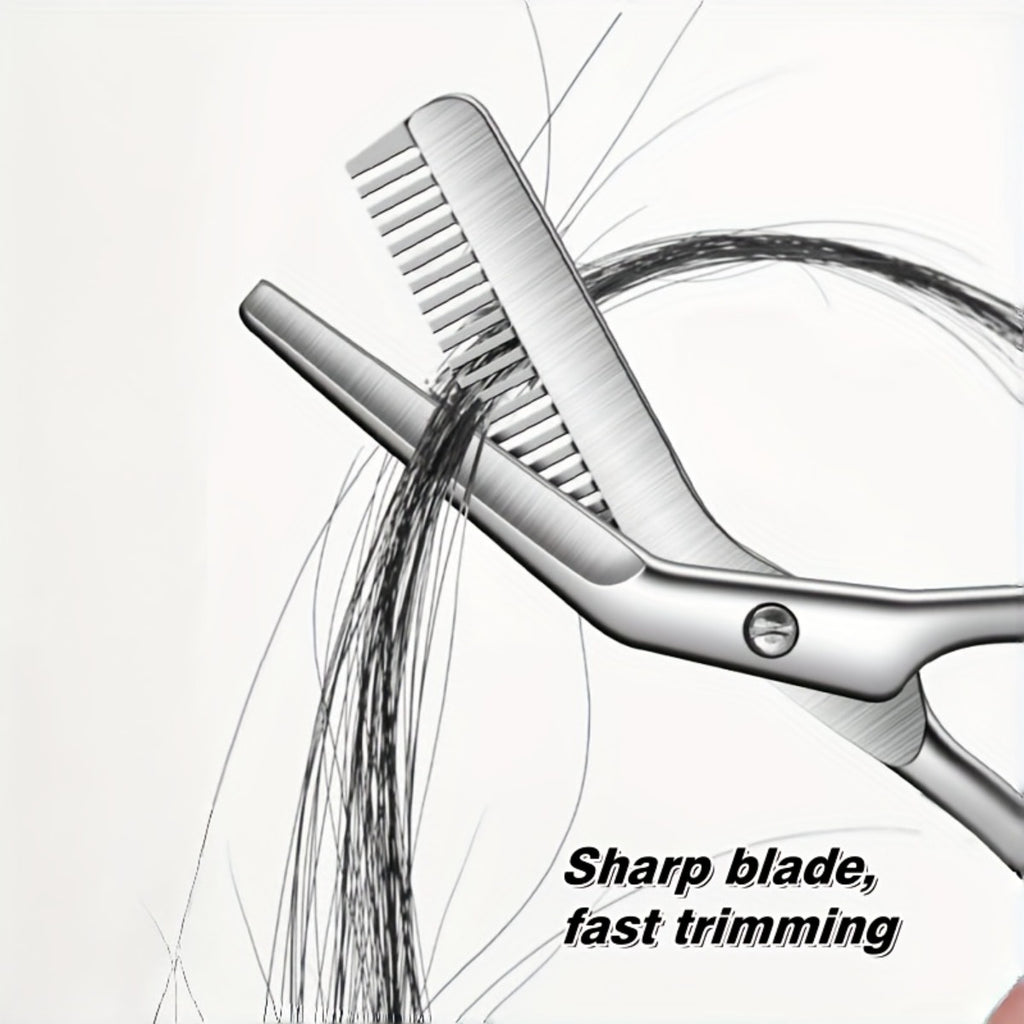 stainless steel   eyebrow scissors built in brow