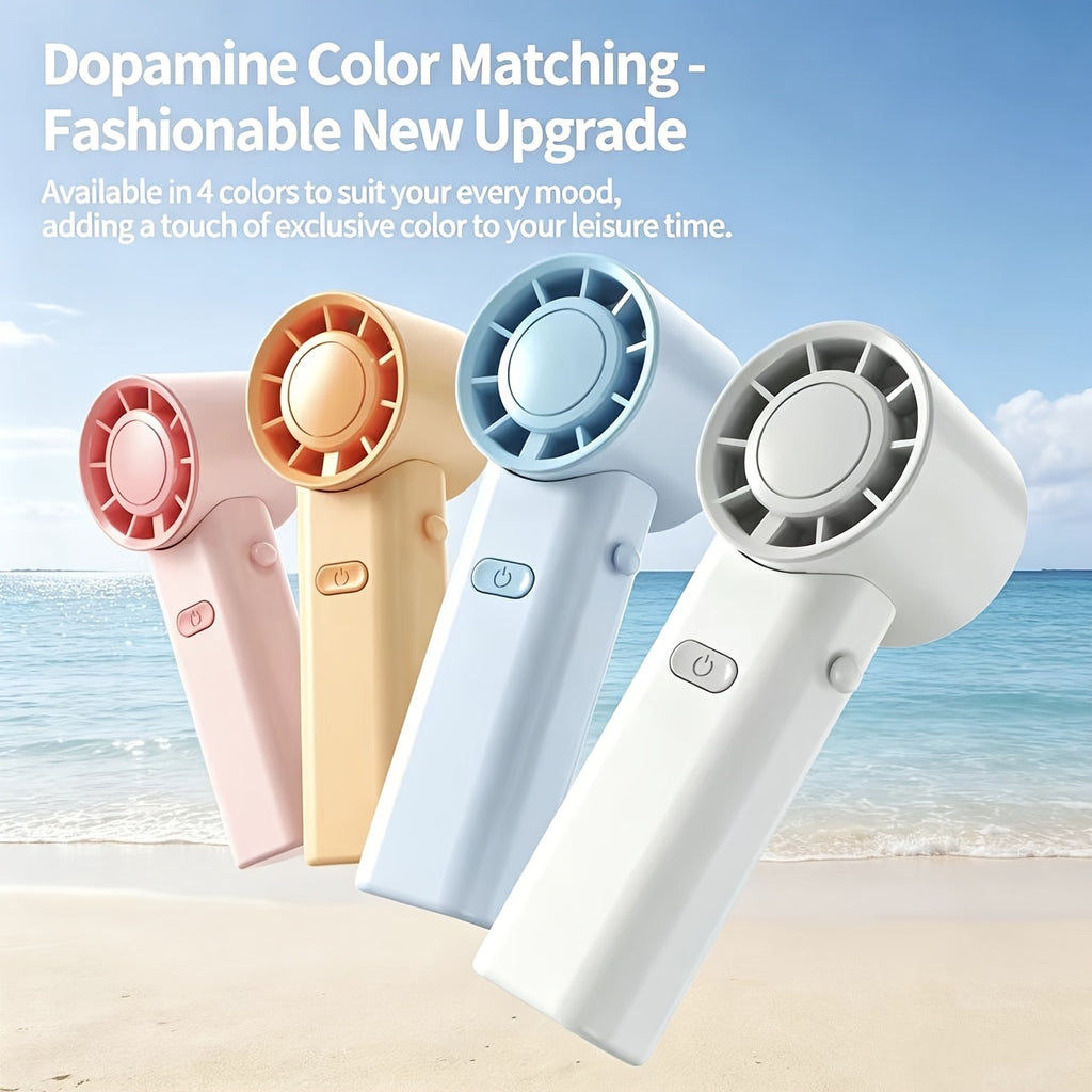 mini usb rechargeable handheld fan suitable outdoor use