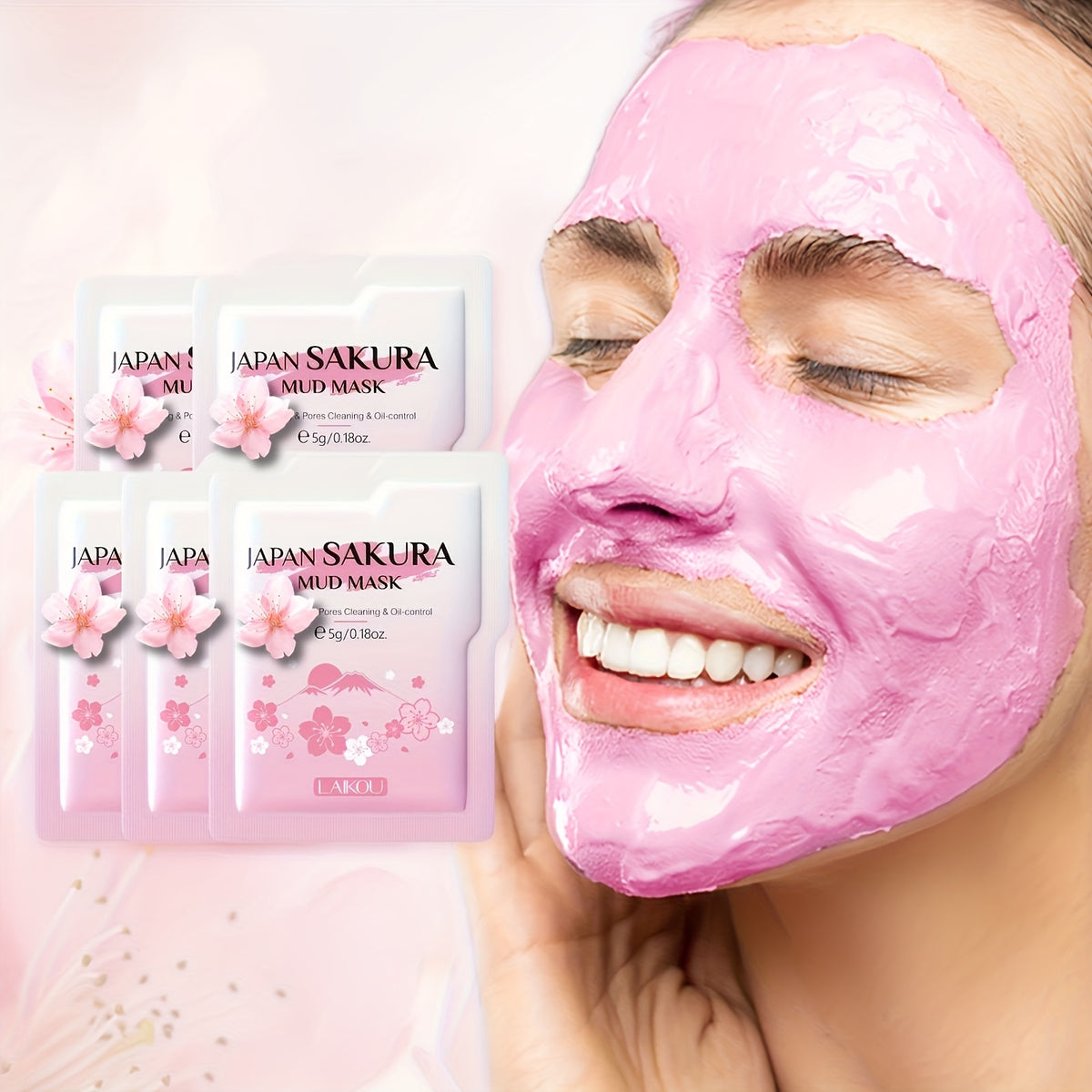30pcs sakura light beige care set