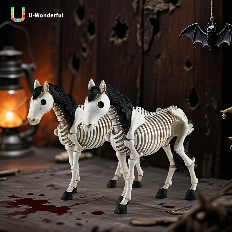 unique halloween party gift featuring a skeleton horse