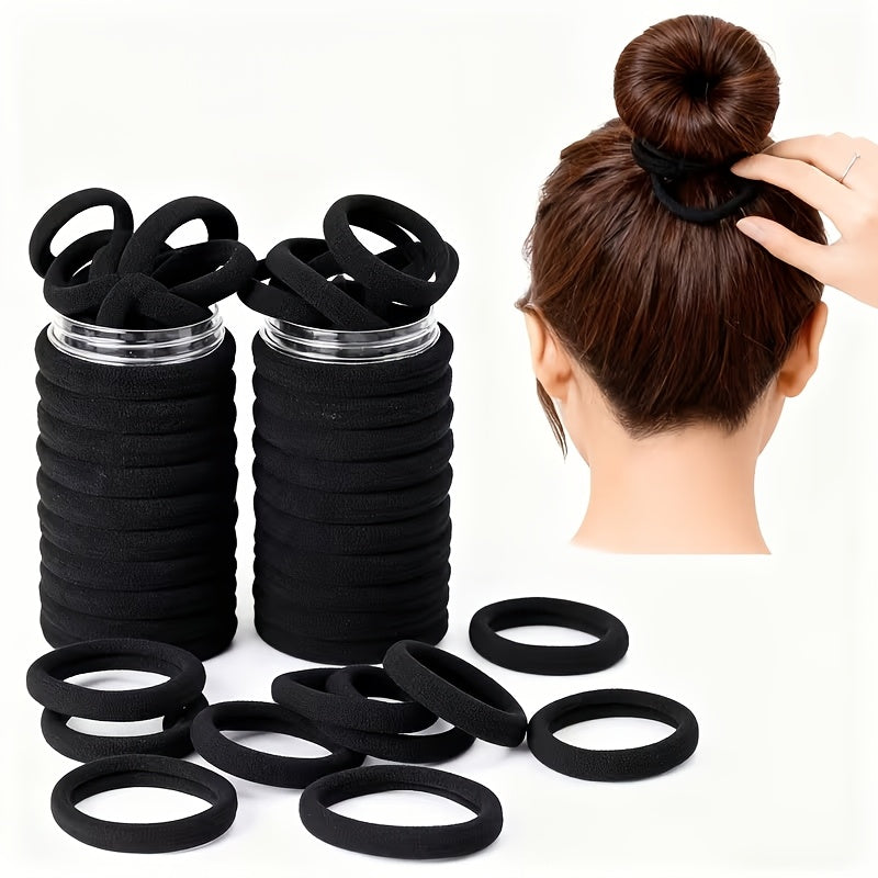 49 98pcs   hair tie super elastic hair rope durable
