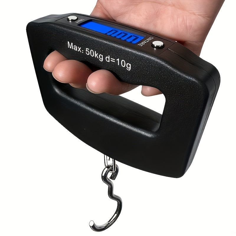 1pc 110 lbs 50 kg digital hand luggage hanging scale