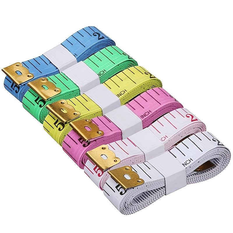 2pcs set automatic retractable tape measure soft ruler iron