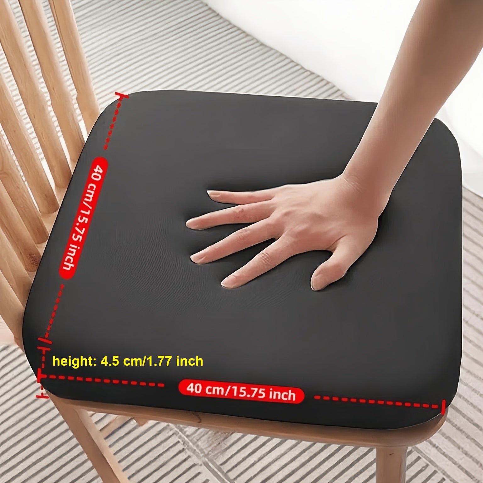 ergonomic square seat cushion slow rebound anti flattening