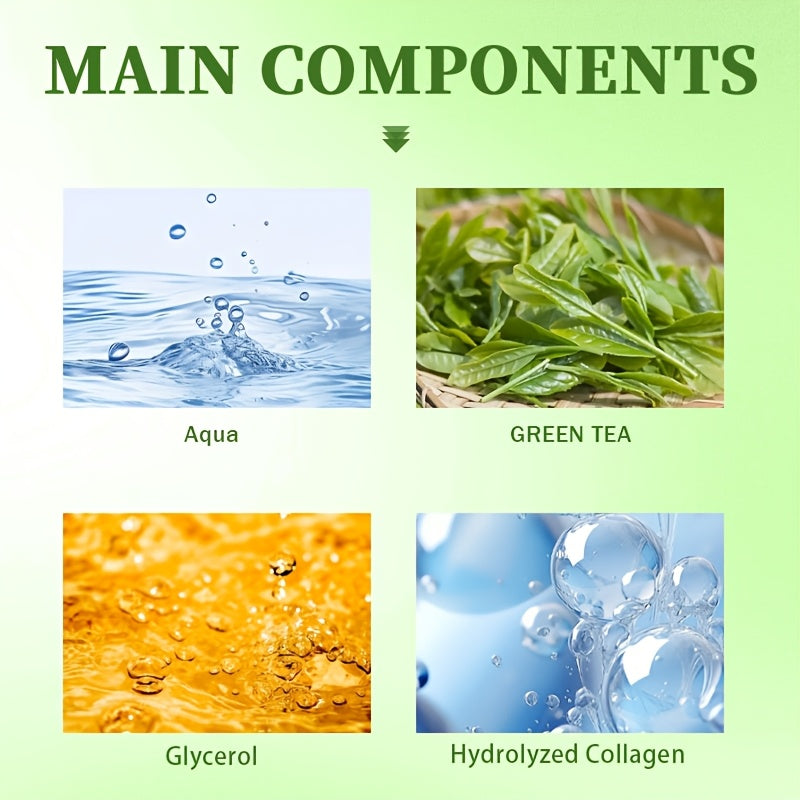 60 sheets instantly tightening green tea eye masks smoothens