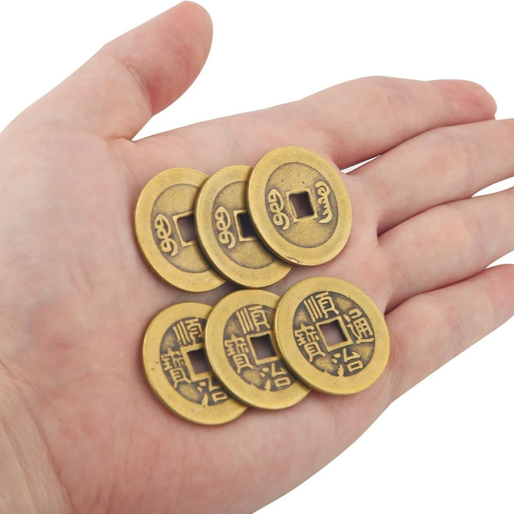 6pcs set thickened five emperors   brass