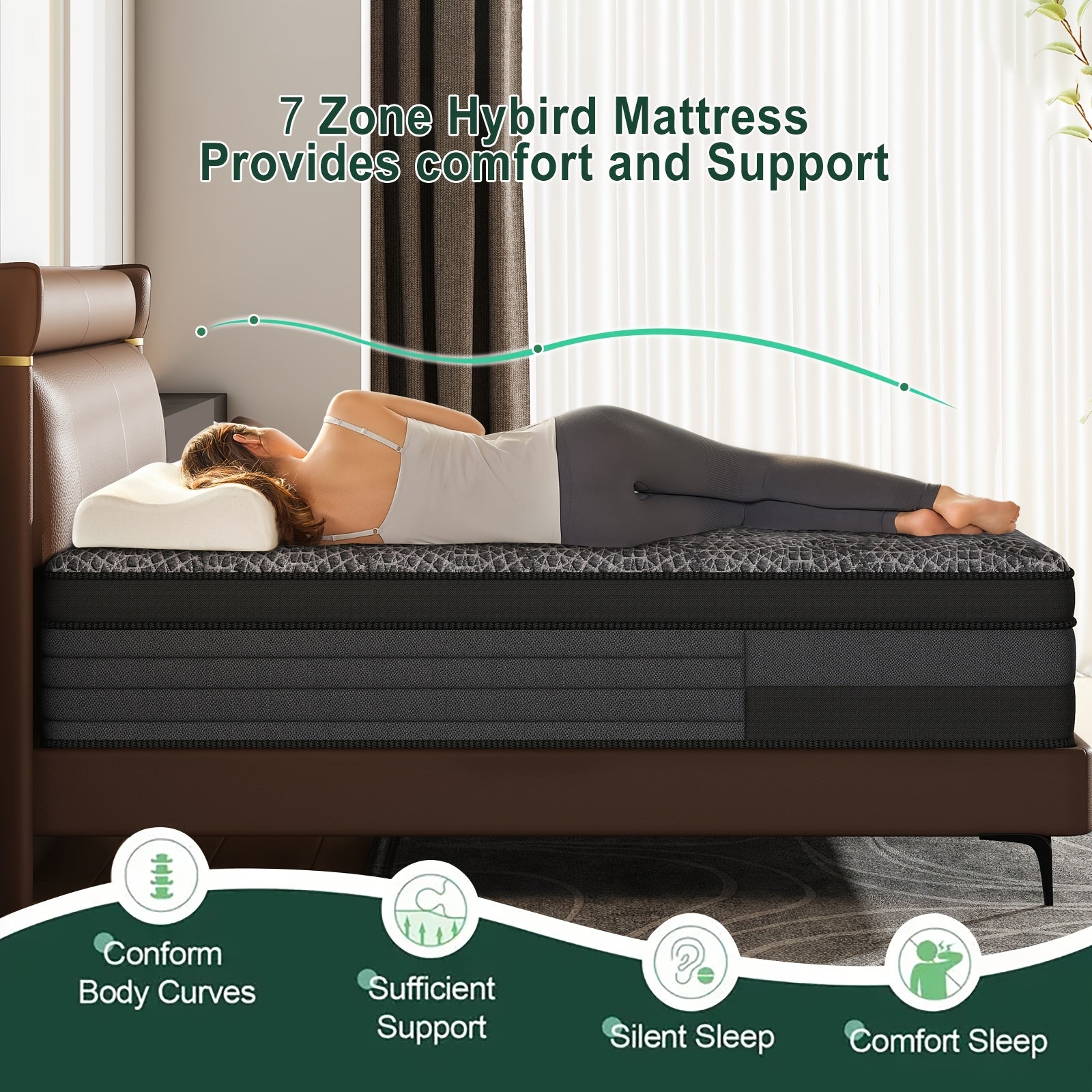 12 14 inch   king size mattress full size