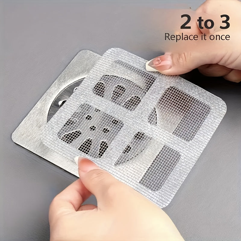 18 pack bathroom hair filter net toilet drain filter kitchen