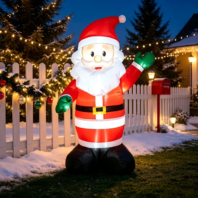 an inflatable outdoor christmas decoration an inflatable