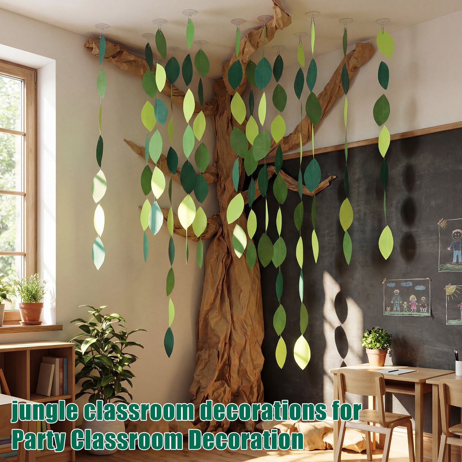 classroom tree bulletin board set diy 3d classroom ceiling