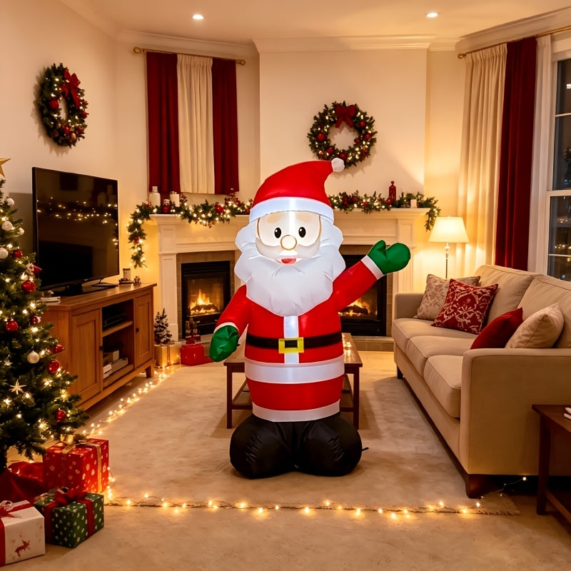 an inflatable outdoor christmas decoration an inflatable