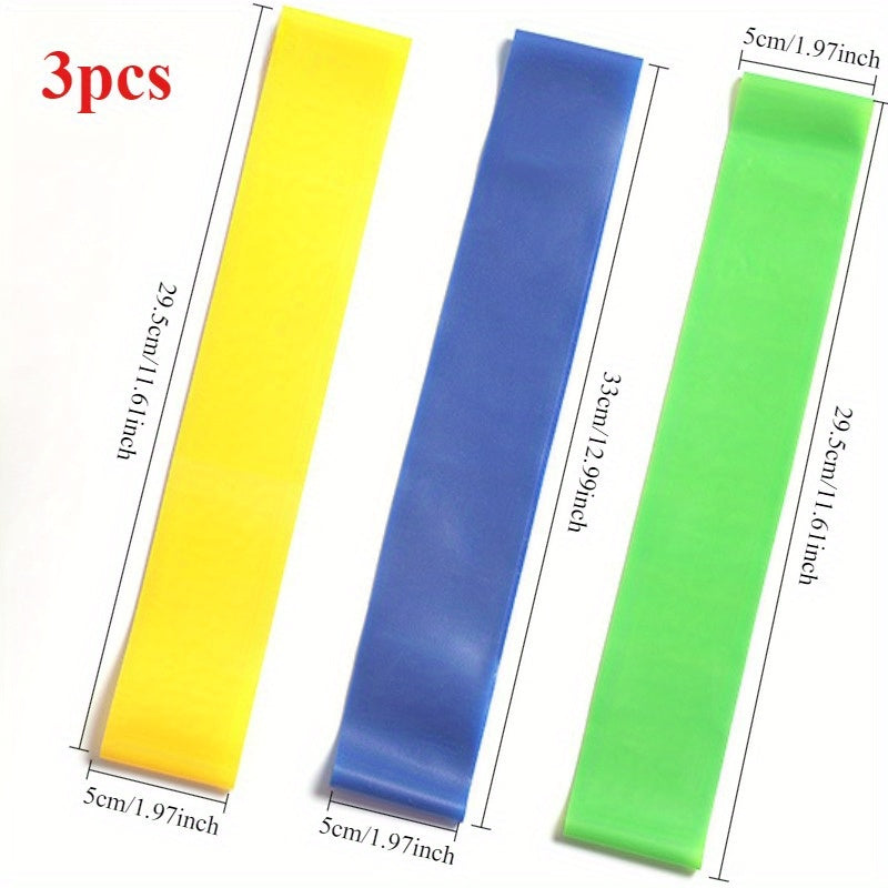 3pcs tpe light   bands non slip elastic bands yoga