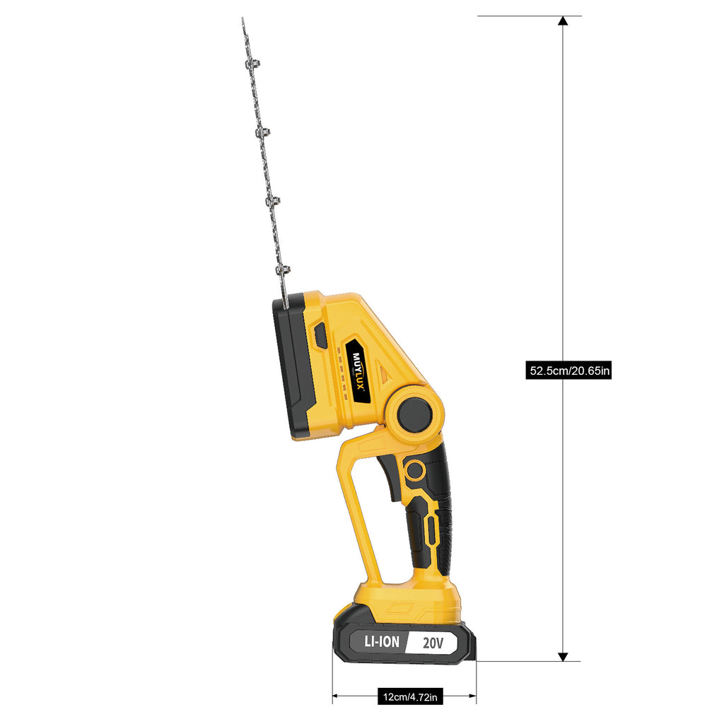20v electric cordless hedge trimmer multifunctional