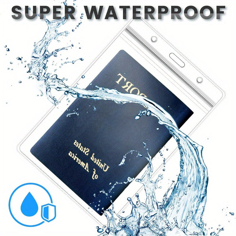 3pcs pack waterproof passport holder anti lost passport