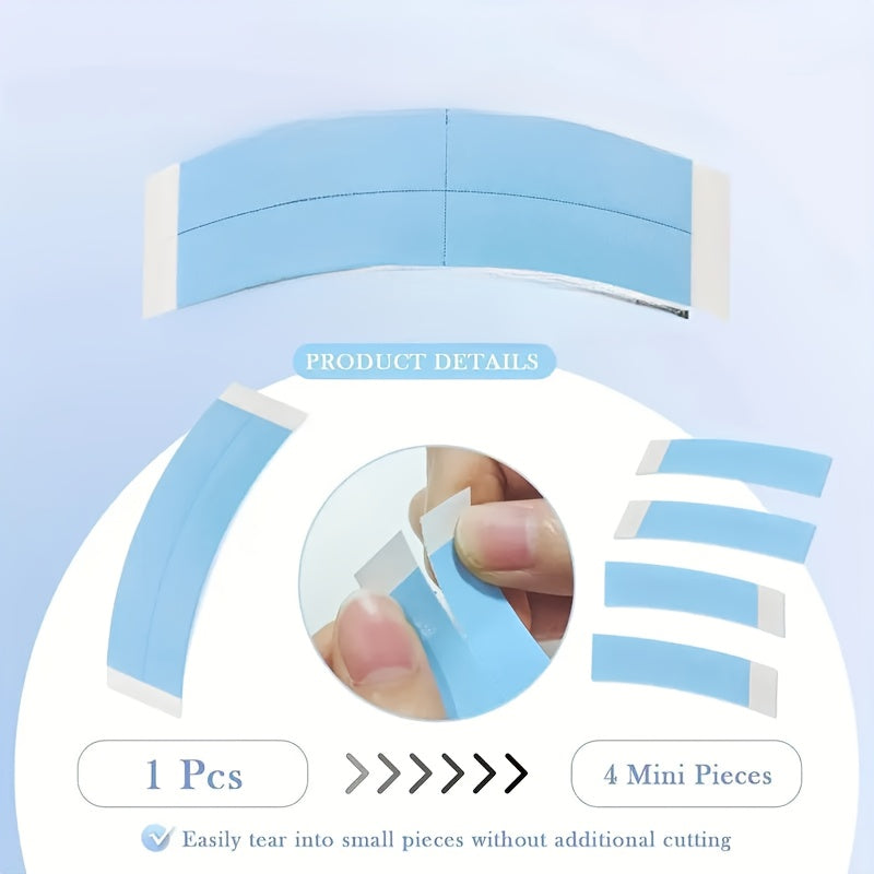 40pcs 10sets super thin wig film double sided   proof