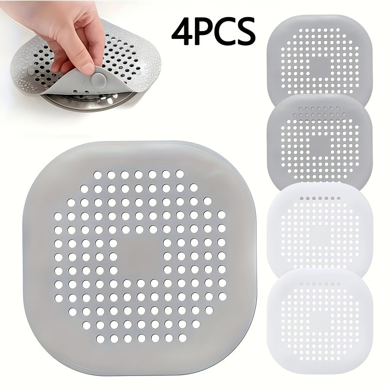 4 pack anti clogging drain strainers bathtub shower floor