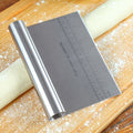 graduated thickened rust proof bread cutting dough slicer