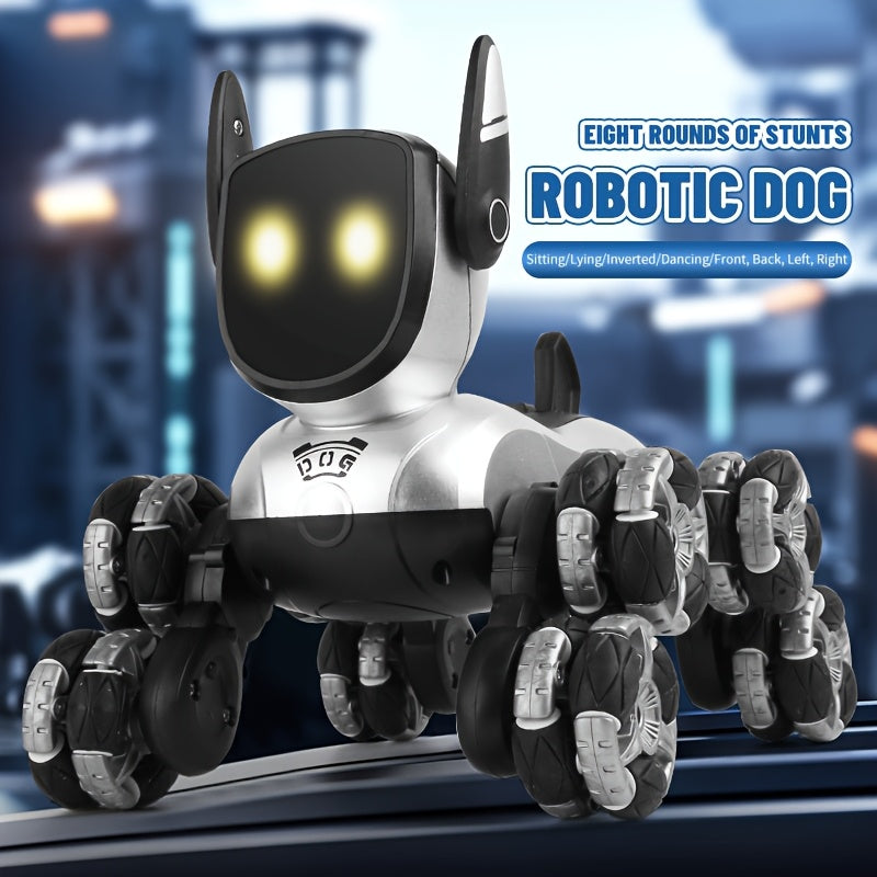 rechargeable electronic interactive intelligent robot dog